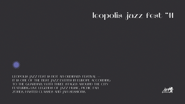 2022 Leopolis Jazz Fest Brand Identity