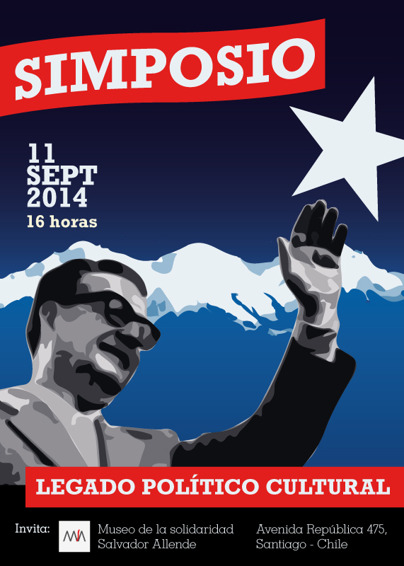 Salvador Allende Simposio poster afiche chile