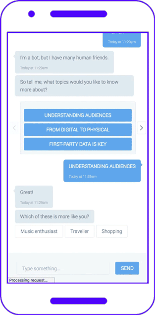 chatbots bots UI conversational commerce