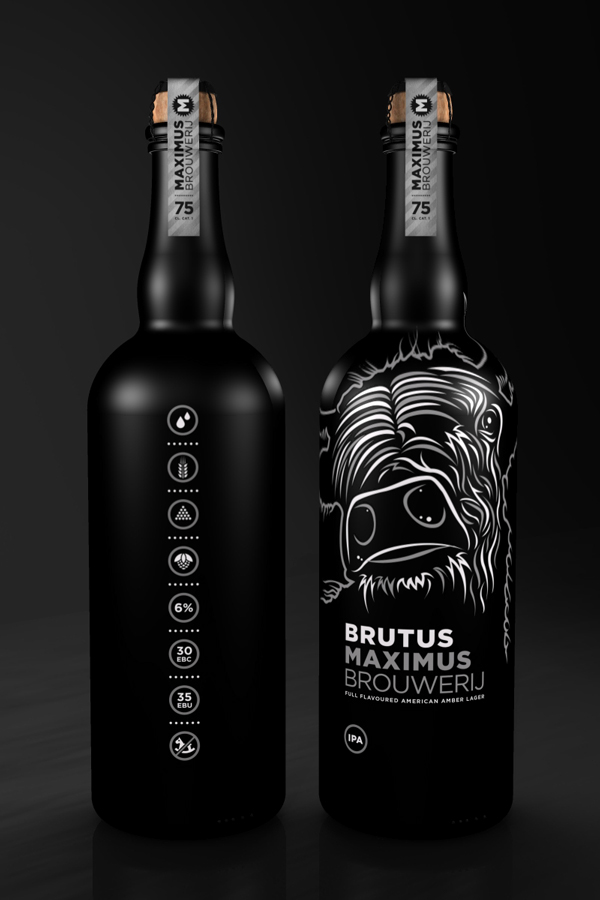 Maximus Brouwerij, 75 cl. bottle Brutus