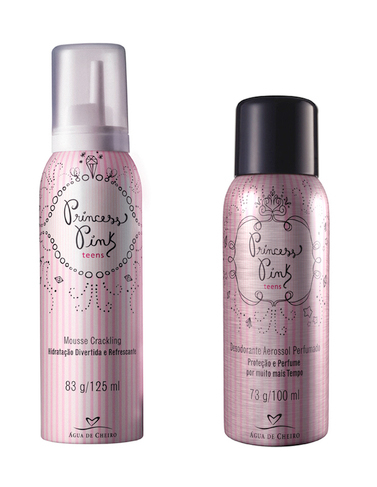 Princess Pink Packaging teens pink Cosmetic Beauty Products