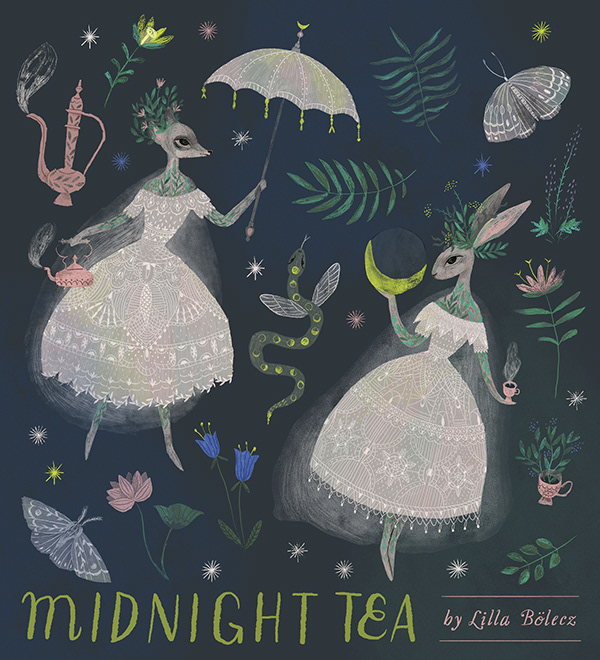 Midnight Tea Illustration