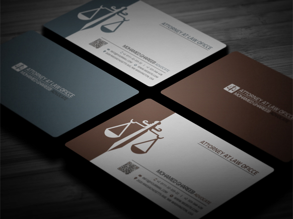 creative lawyer business card  2 on behance
