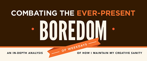 boredom  infograhpics  orange  brown  bold  minimal