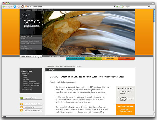 ccdrc Web portal usability