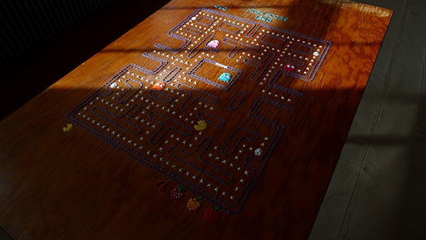 Pacman Embroidery table