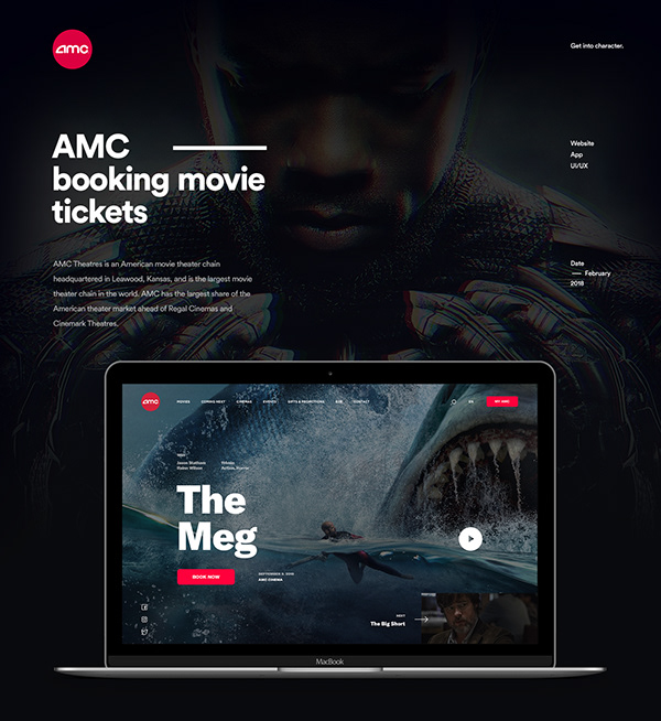 AMC Cinema - Website & App