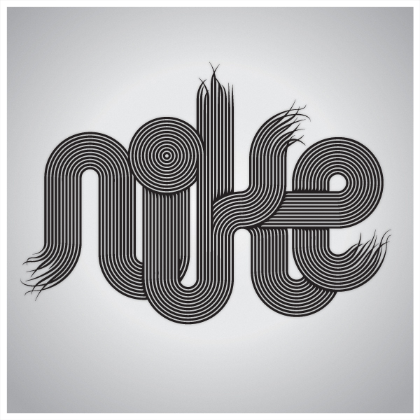 Nike logo tick Swoosh just do it jordan metcalf illustrated type