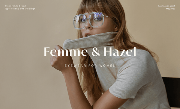 Femme & Hazel branding