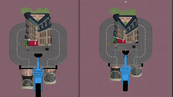 commute 3D animation  city Character design  buildings Landscape nyc
