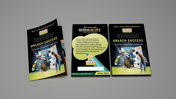 Arena Multimedia (Brochure Design) on Behance