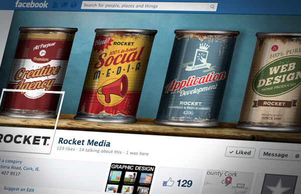 cans social media rocket media vector photoshop Web