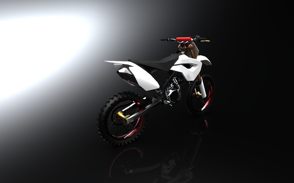 Motocross mx husaberg dirt model Render 3d modeling 3d art replica