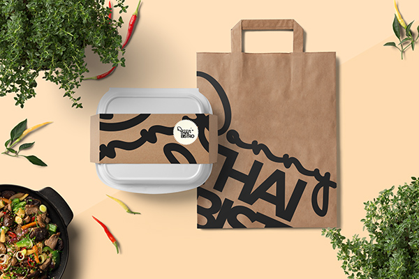 identity logo packaging design Food  restaurant