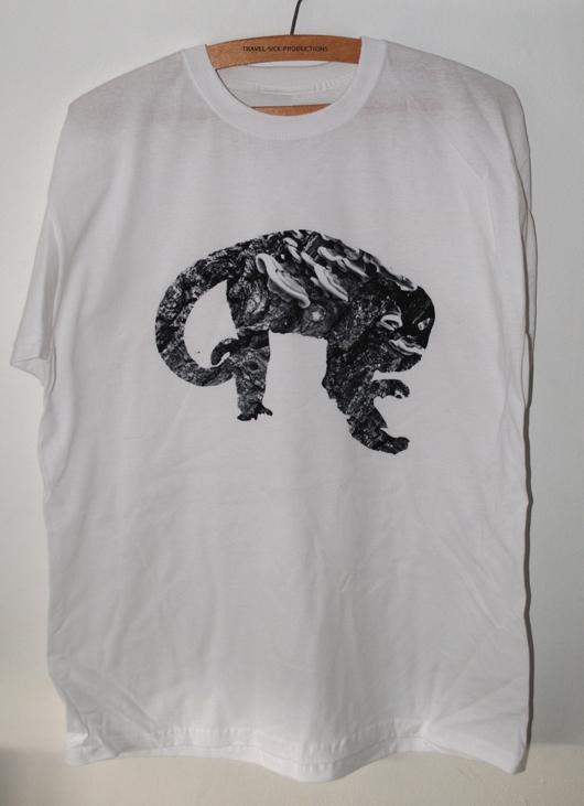 Clothing tees tshirt monkey Flowers collage product store