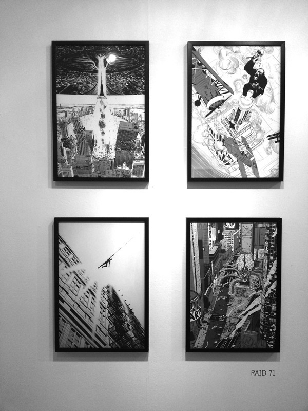 art Exhibition  computer games prints screen prints raid71 Games multiplayer