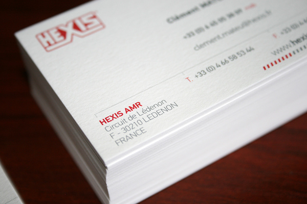 HEXIS Business Cards Corporate Identity