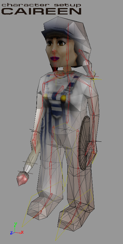 Character modelling rigging texturing Normal Mapping surface transfer