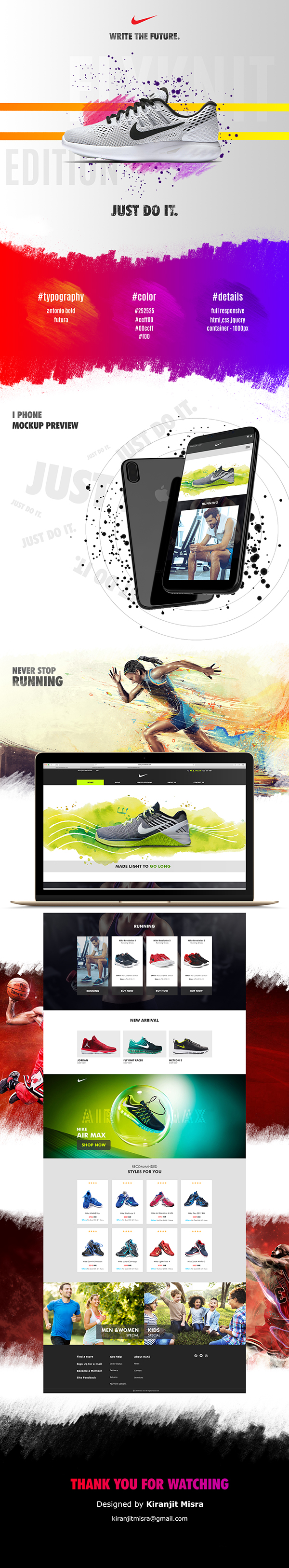 Nike Web Template