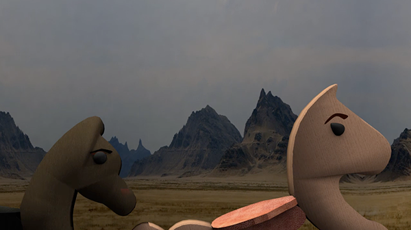pinyola  citm  animacion3D  3D Studio MAX 2011  caball  chase horse