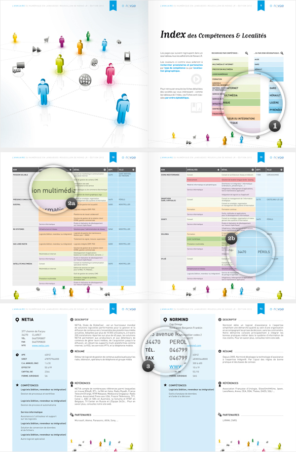 infographics novae ixelkhan brochure languedoc-roussillon I.T. annual report pagesetting