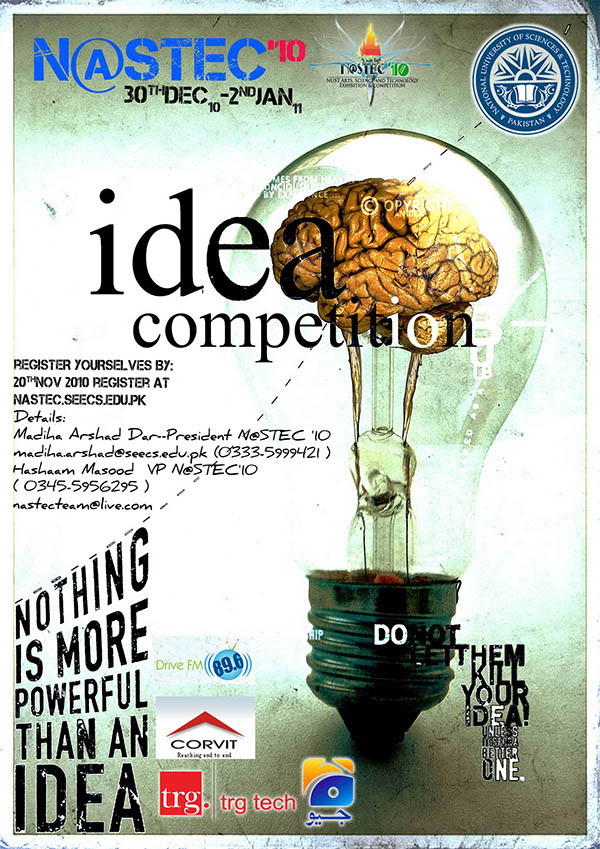 article poster idea Competition NUST SEECS N@stec Nastec