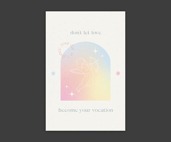"Don't let love become your vocation." | Poster
