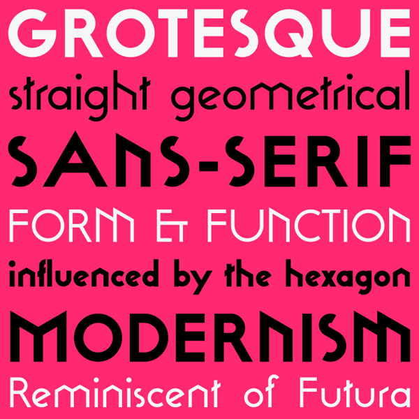 volcanotype sans serif grotesk Opentype font Typeface Futura Benoît Bodhuin geometric bold regular