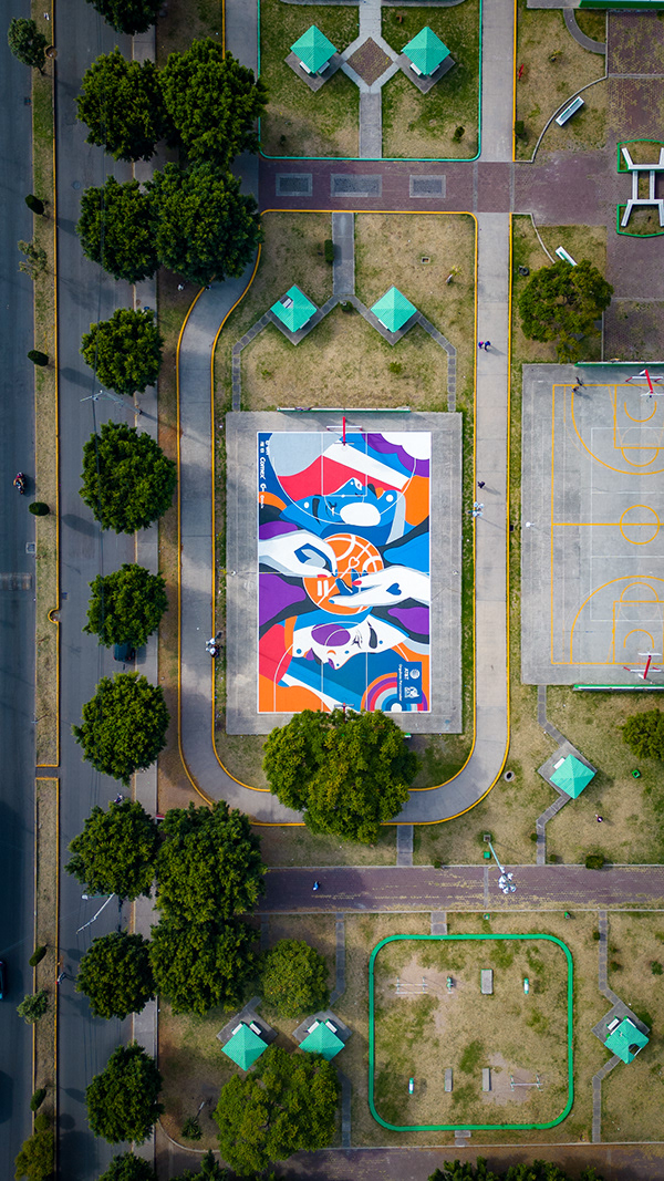 Basketball Court by Sofia Castellanos