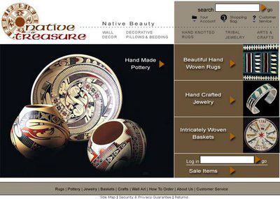 Web Website user interface
