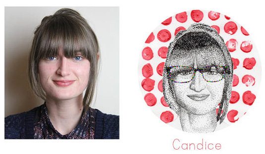 Pointillism digital dots Imagemaking portraits circles people