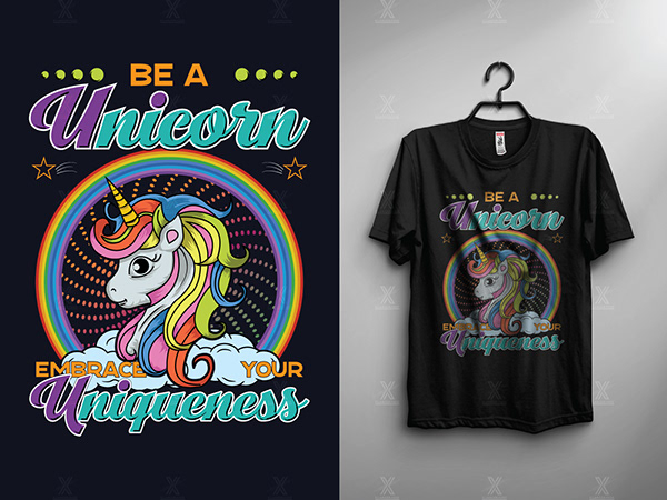 Unicorn T-shirt Design