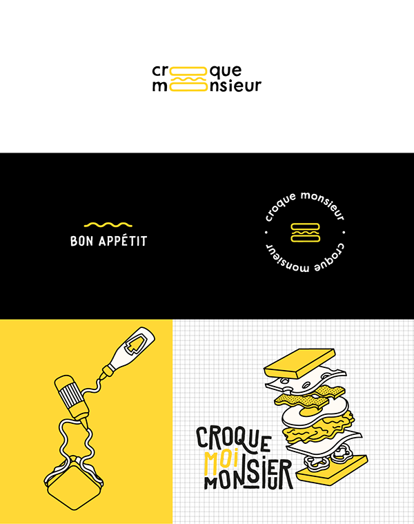 Croque Monsieur | Restaurant Branding