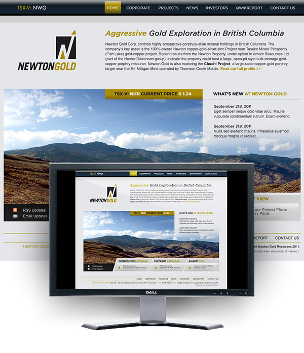 Website Design natural resource