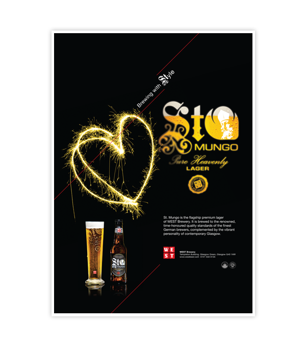 brochure label design beer lager pos bottle poster drink