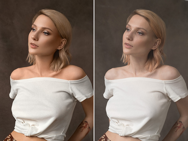 Retouch - model Katya