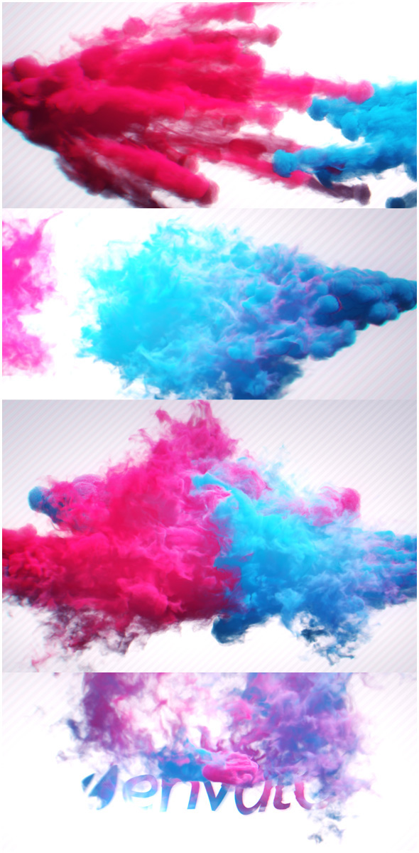 3d logo bright cinematic clean colorful corporate elegant impact intro logo opener outro particles promo smoke