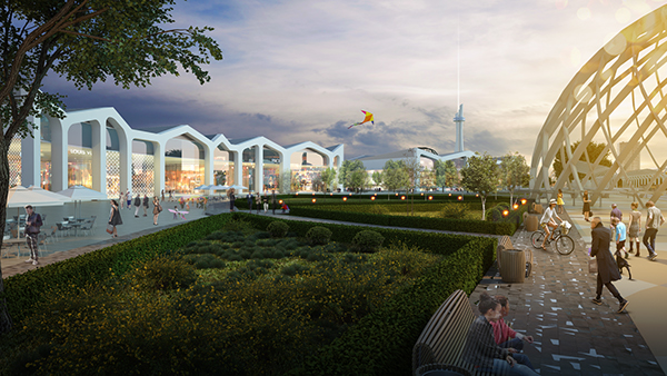city concept kazakhstan almaty Levelstudio square market outlet