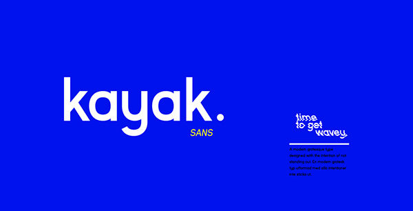 Kayak Sans - Free Typeface