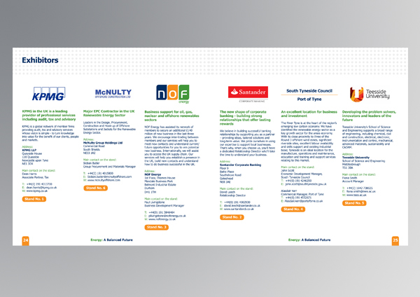 event guide sunshine NOF Energy membership Listings floor plan conference Guide brochure Booklet