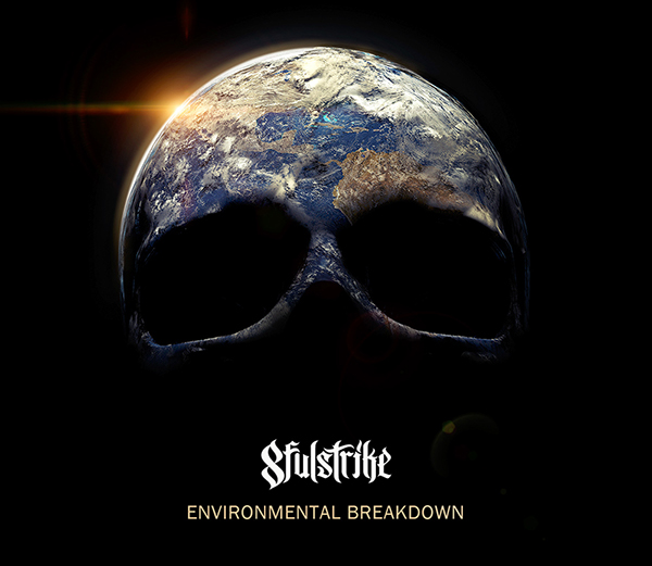 8fulstrike CD cover album cover metal marco brunato environmental Breakdown 3D rendering vray c4d cinema4d