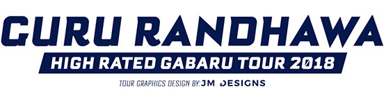 Guru Randhawa high rated gabaru tour India itsJMDesigns live multi city creative artwork Promotion