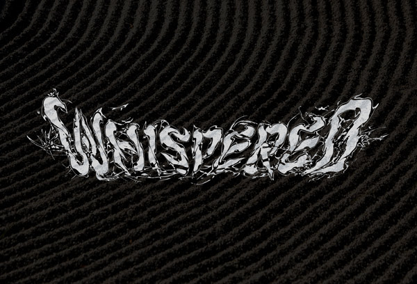 whispered Steam smoke process band band logo japanese smoky death metal oriental