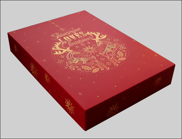 Shinsegae 3D Christmas packaging design gold seoul South Korea department stores