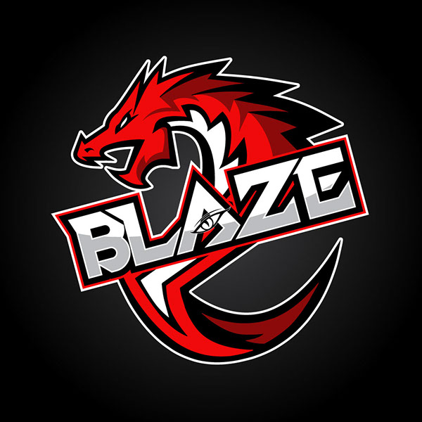 Blaze Dragonz Logo on Behance