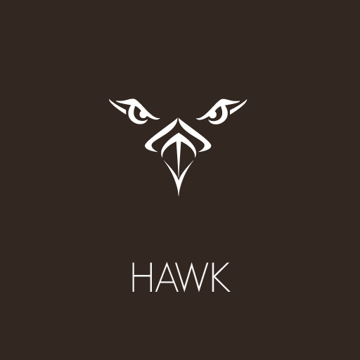 logo mark hawk android wasp bee