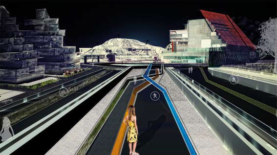 sport complex project Urban masterplan projects complex modern visulaization dreamy parametric