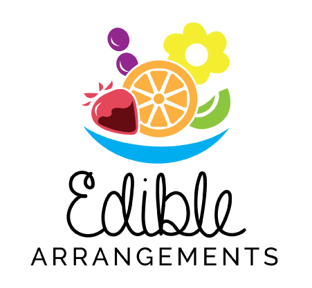 Fruit logo edible arrangements brand letterhead business card Style identity