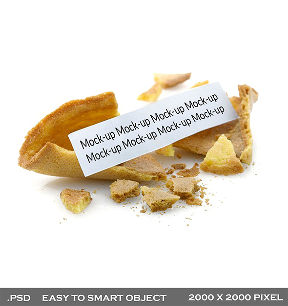 fortune cookie mock-up free graphic template free mockup 