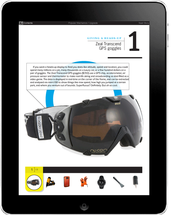 iPad popular mechanics design